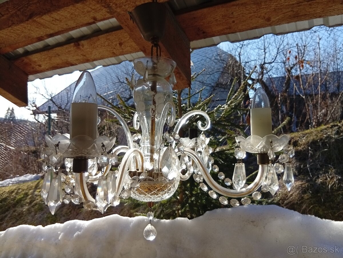 2 krištáľové lustre - 4