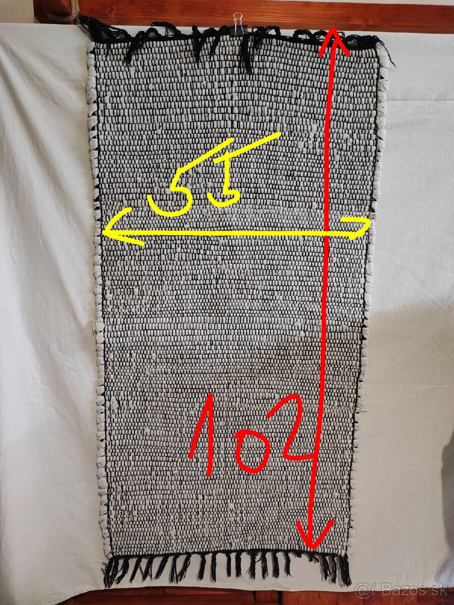 Bavlnený tkaný koberec 2ks - 4