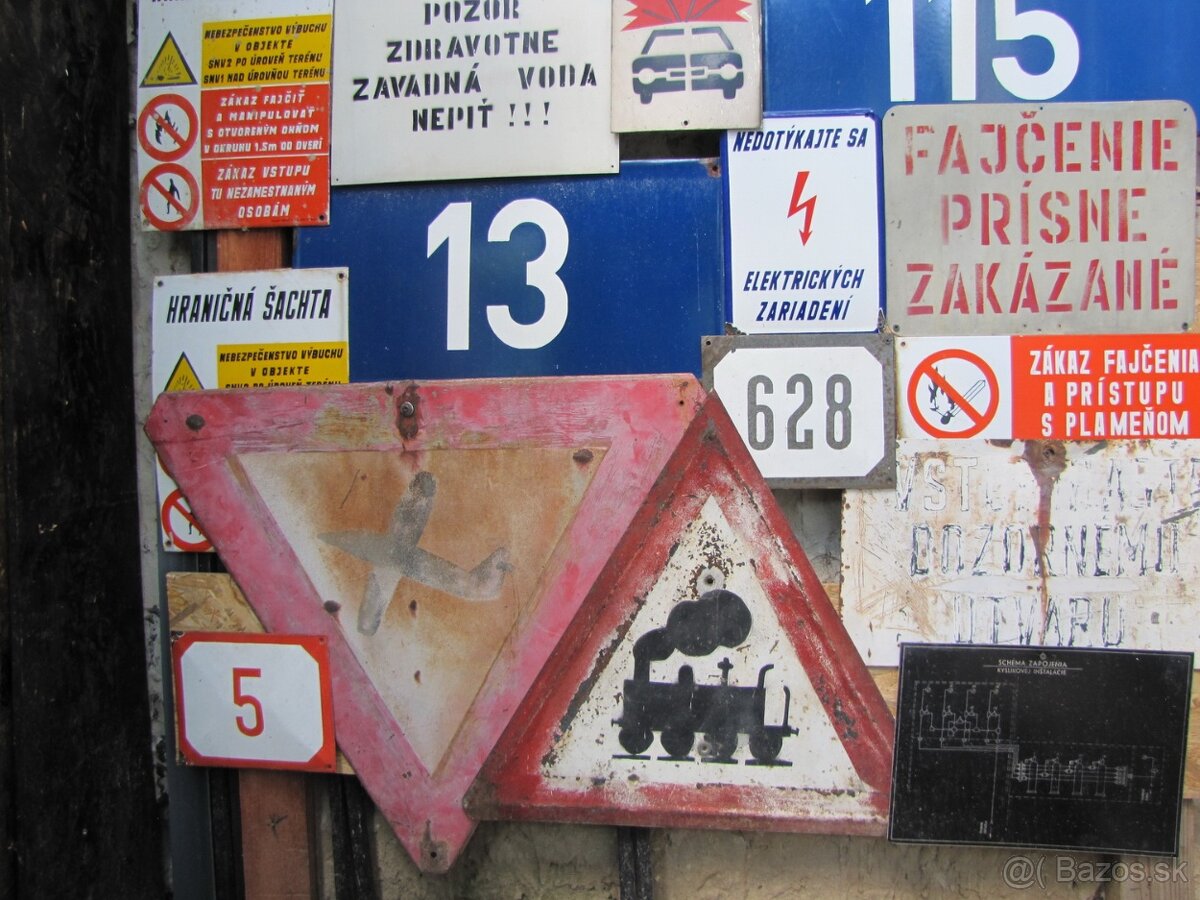 Staré smaltované tabule - 4