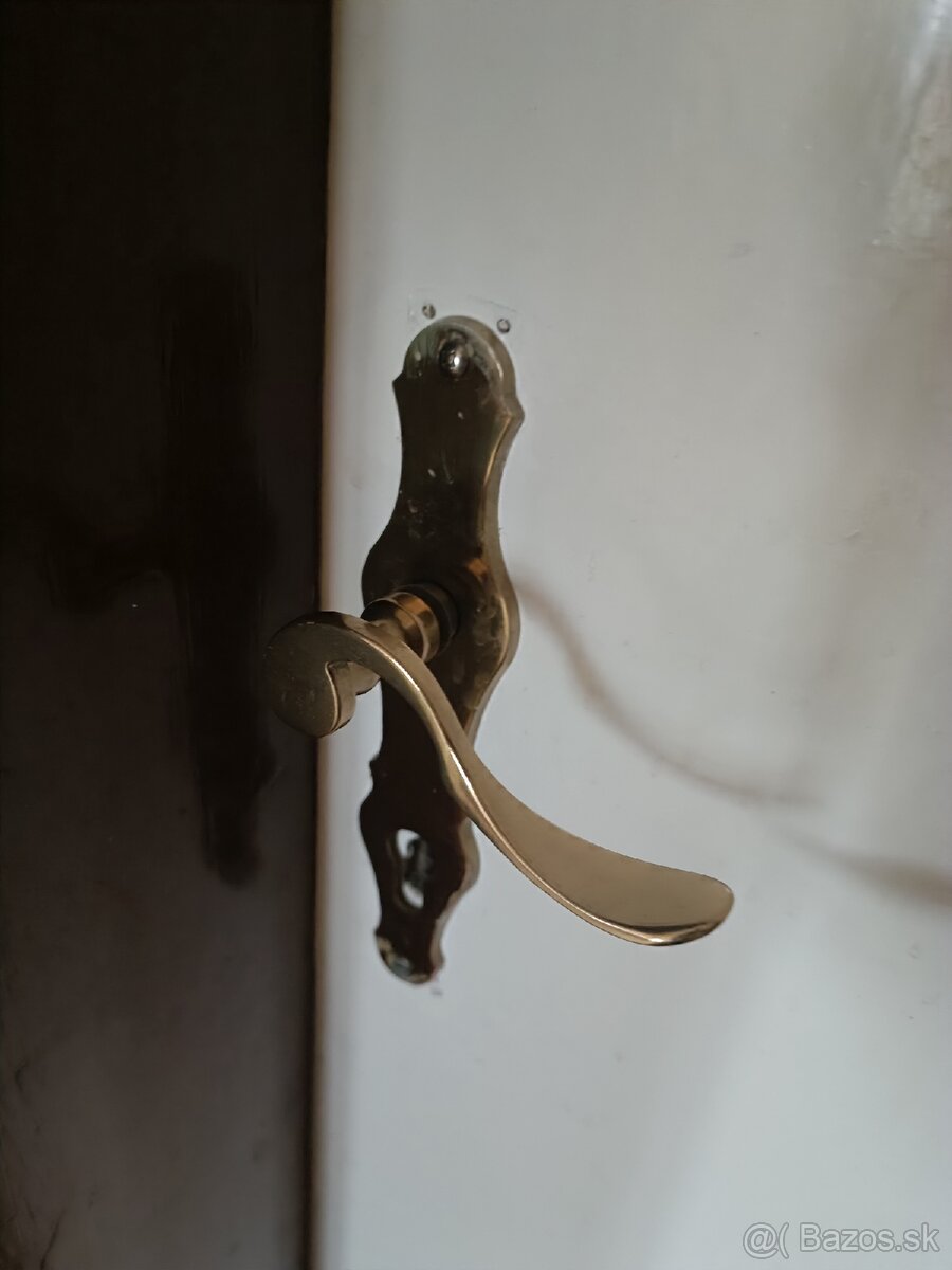 Mosadzná kľučka dverné kovanie - 4