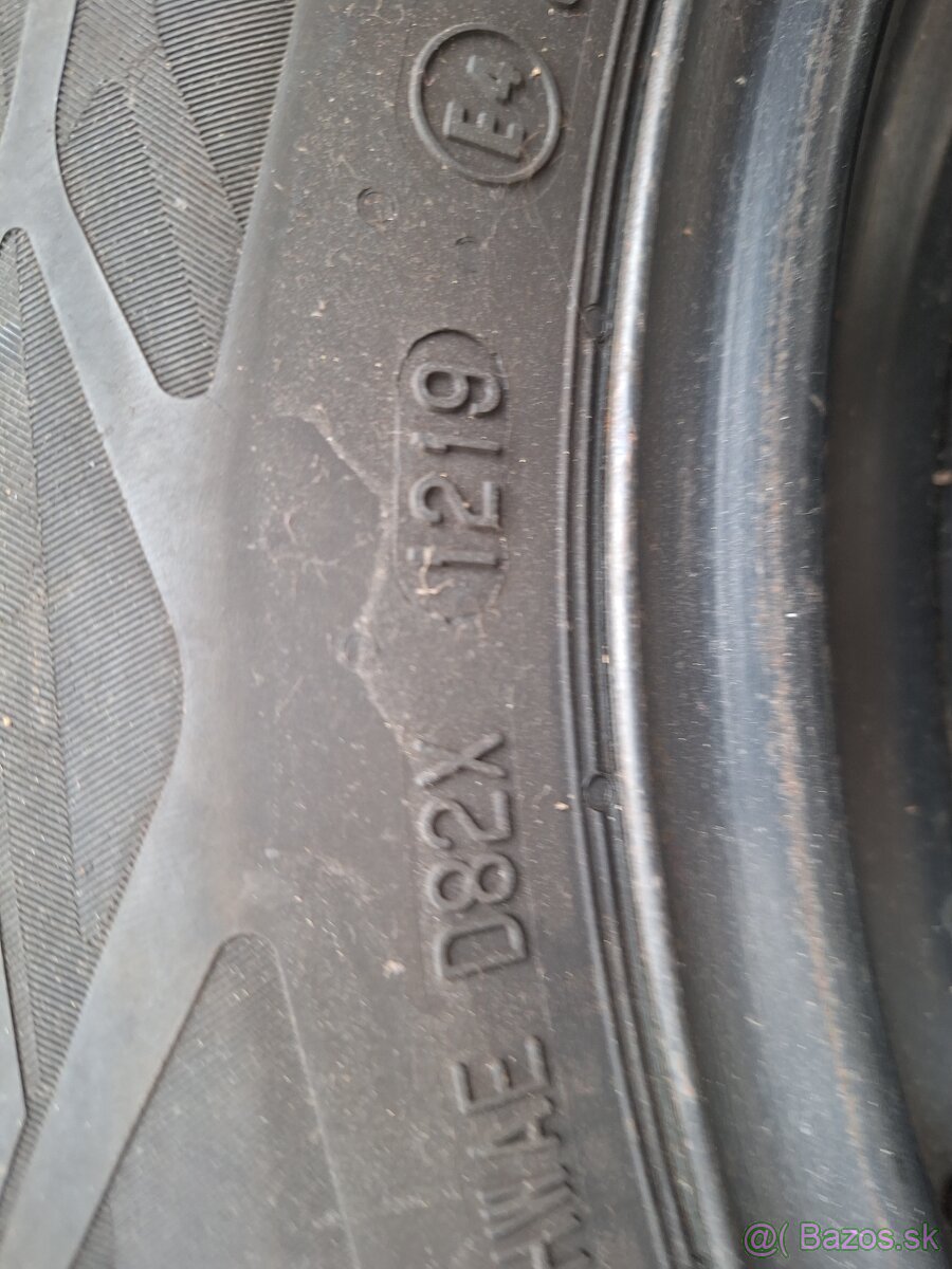 Predam plechive disky + pneumatiky 195/65 r15 - 4