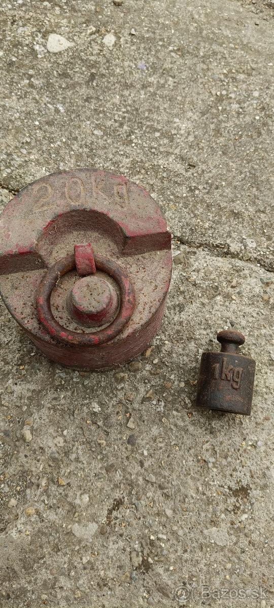 Závažie / kvicht 20KG, 1KG - 4