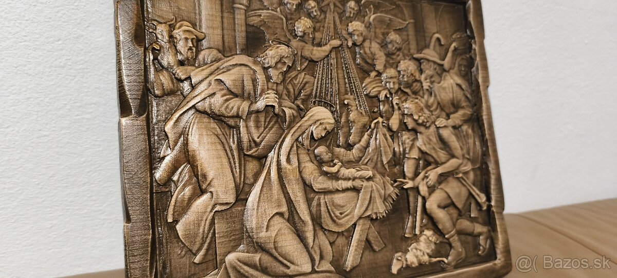 Drevený obraz 36/30cm hrubka.3cm - 4