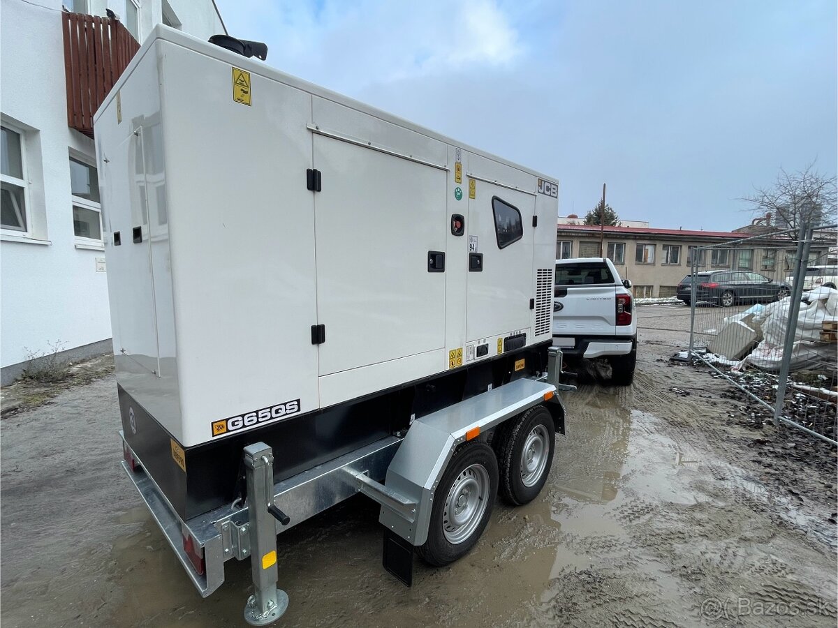 Elektrocentrála JCB 65 kVA na prenájom - 4