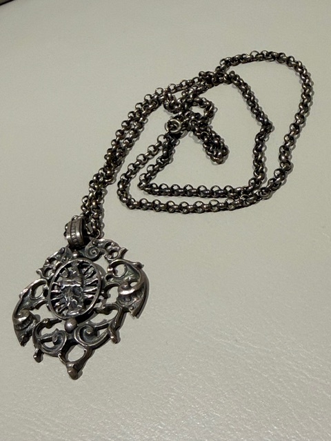 strieborná retiazka s príveskom - 4