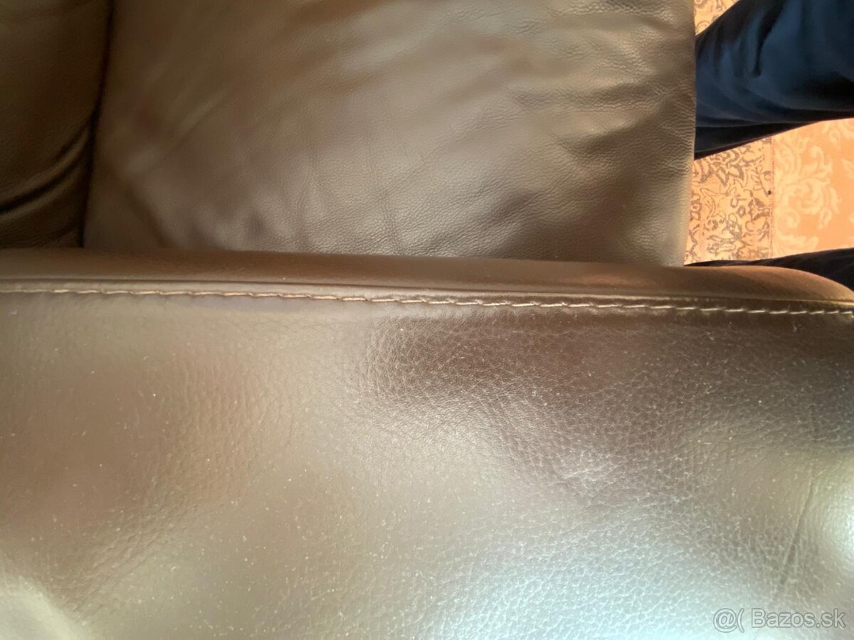 Sedačka talianska, koža, 3 + 2 - 4