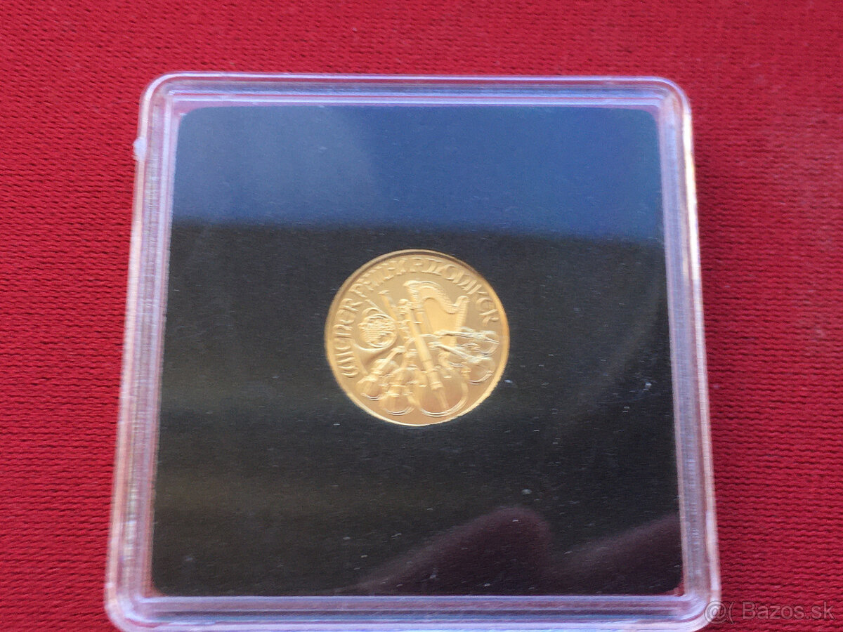 Investičné zlato 1/10 oz Wiener Philharmoniker - 4