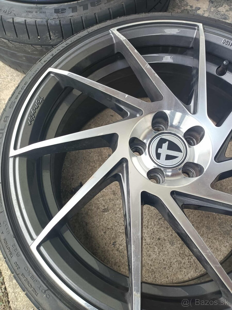 4ks alu disky orig. Tomasson 5x100 R18 - 4