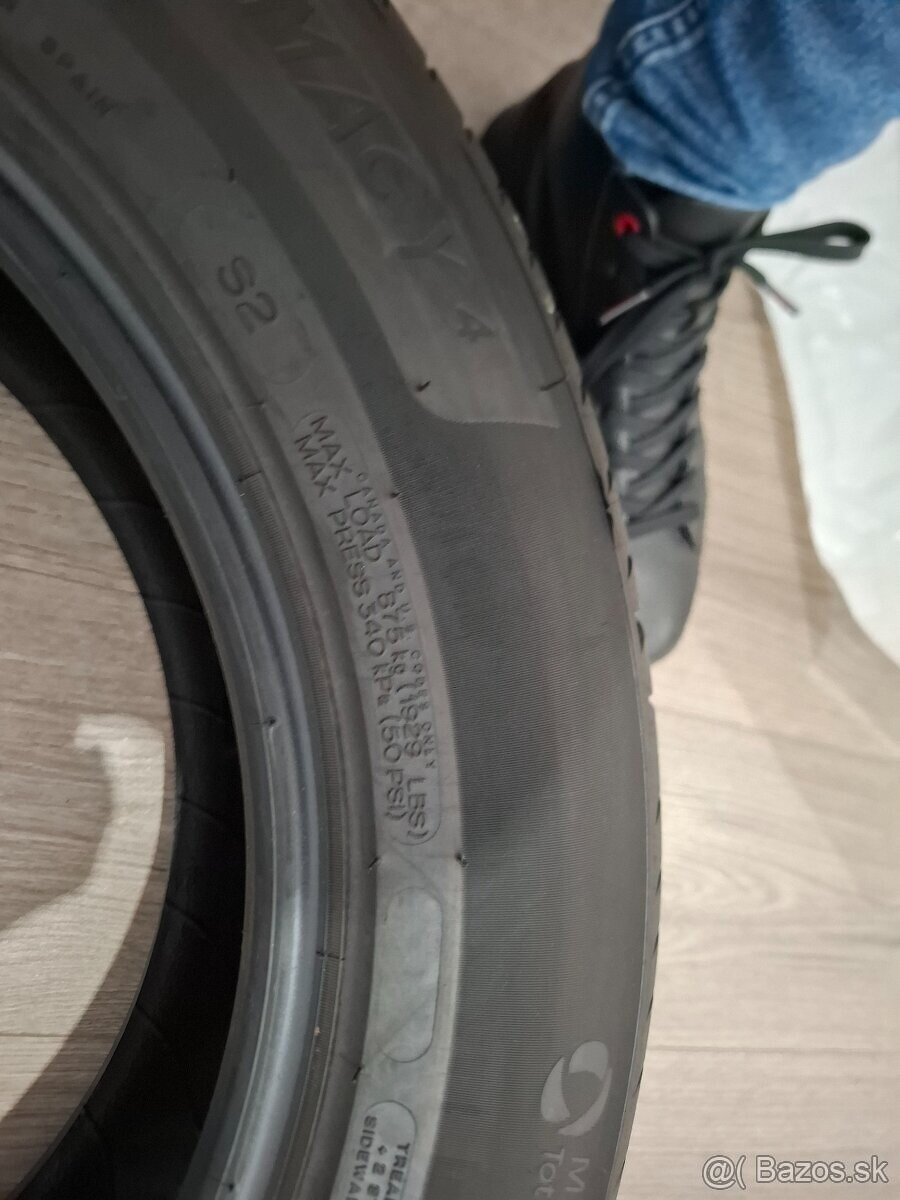 Predám letné pneu : Michelin - Primacy 4 / 215/65 R17 4 kusy - 4