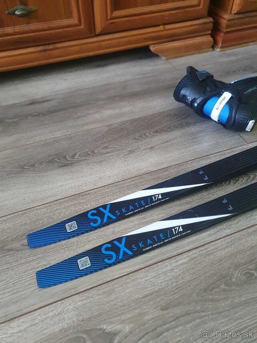 Predam bezkovy set SALOMON,174 cm,NNN,c.40-SKATE - 4