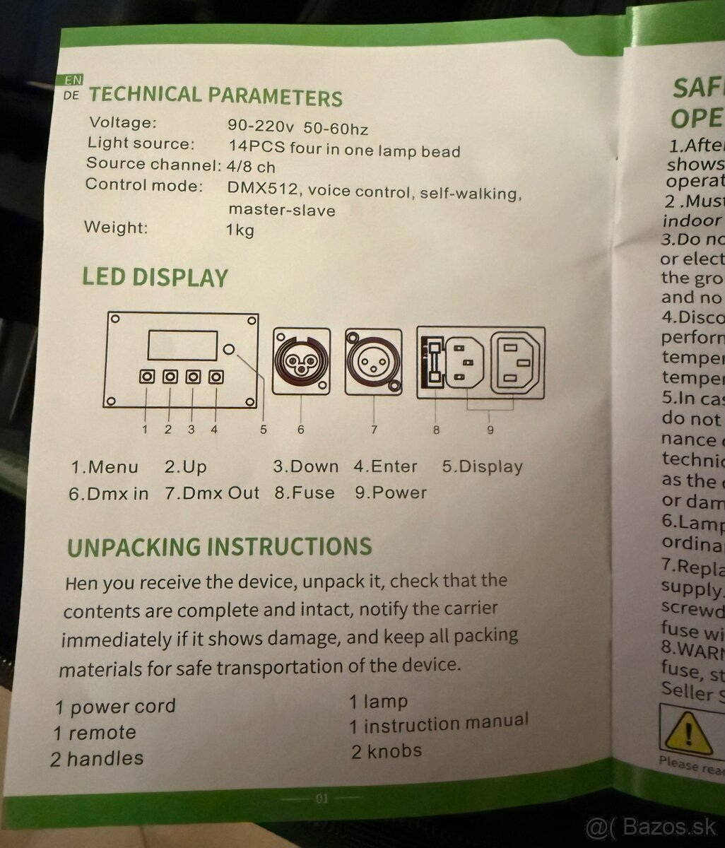 4x LED BODOVÉ SVIETIDLO - 4