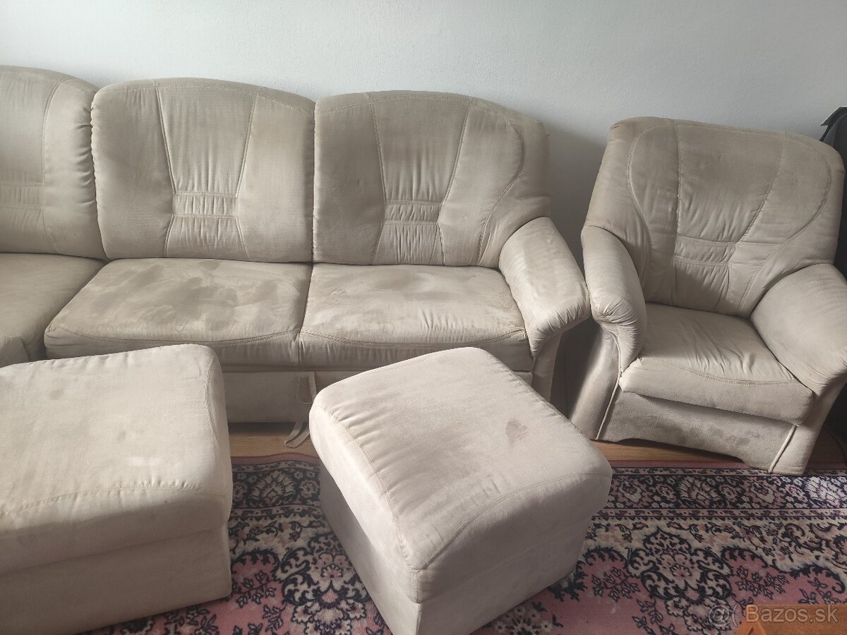 Rohová sedacia súprava - 4