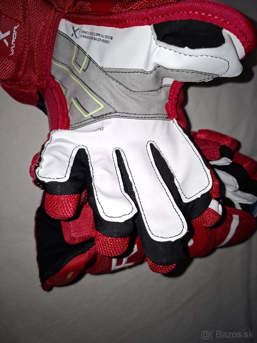 Červené rukavice Bauer - 4