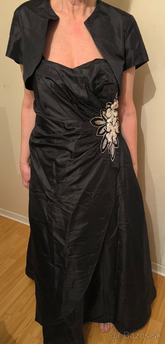 čierne večerné šaty - 4