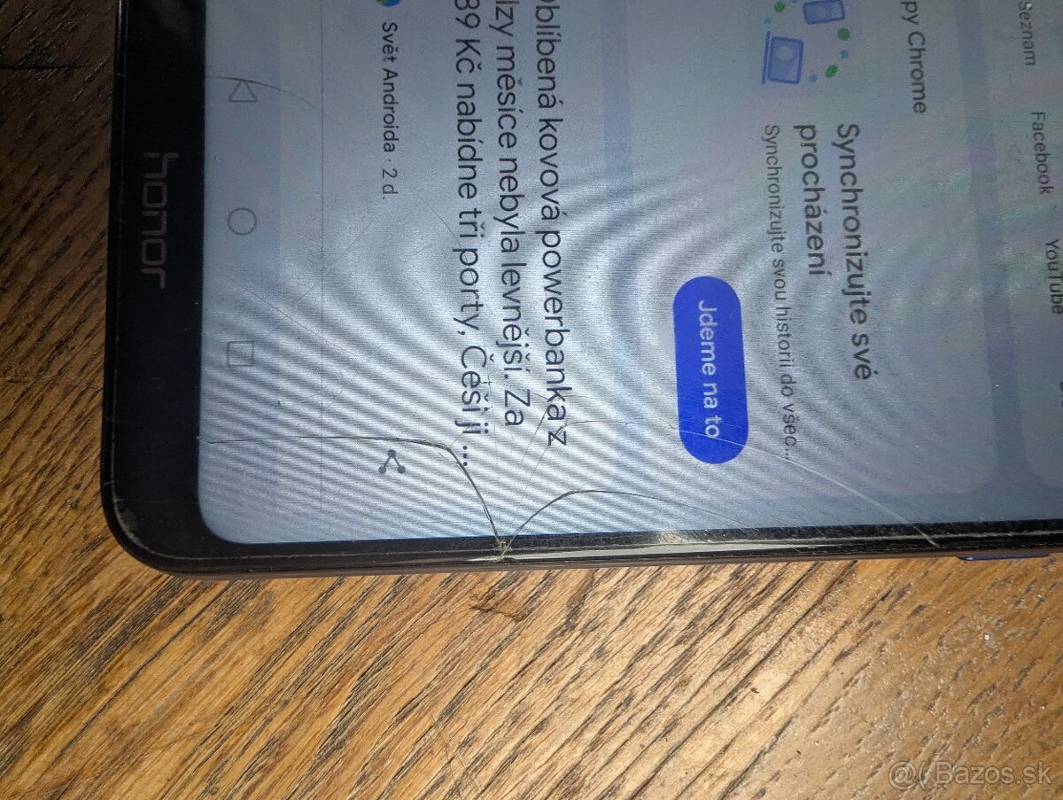 Honor 8A 64 GB – funkční, prasklý displej - 4