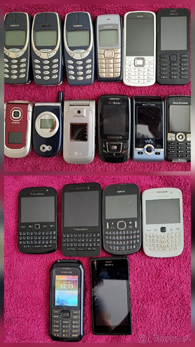 Nokia, Blackberry, Samsung, LG - 4
