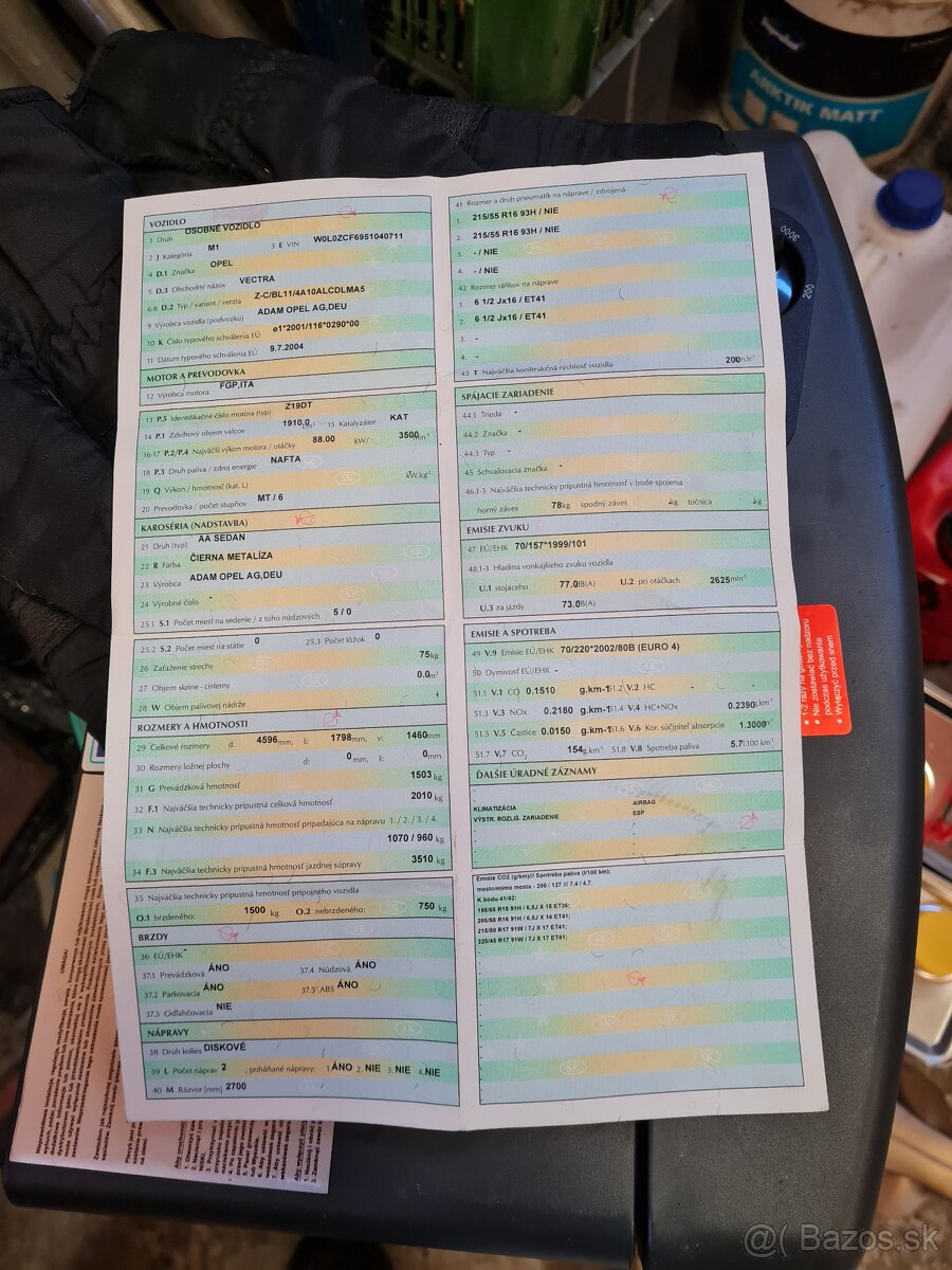 Predám motor na opel vectra - 4