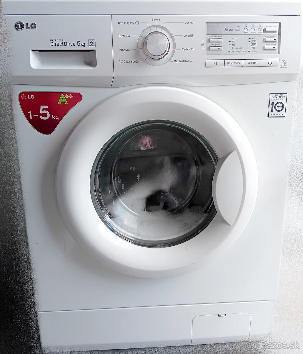 Pračka LG 1-5Kg A++ , SLIM - 4