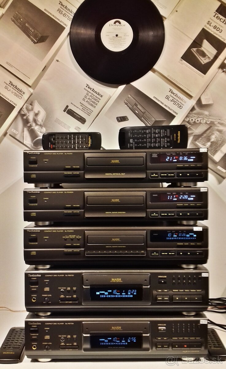 Seria CD prehravac TECHNICS moznost ovladat s DO, MASH = Cd4 - 4