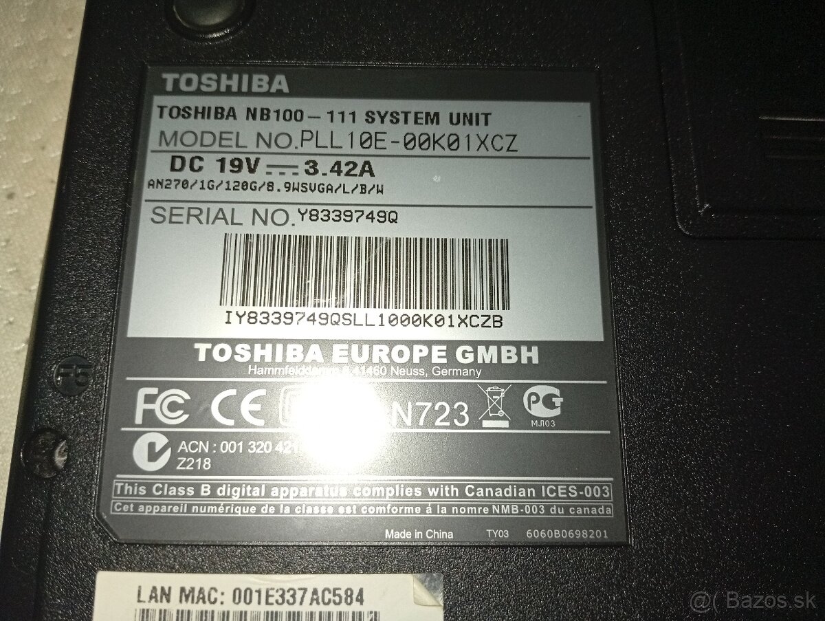 Toshiba NB100-111 - 4