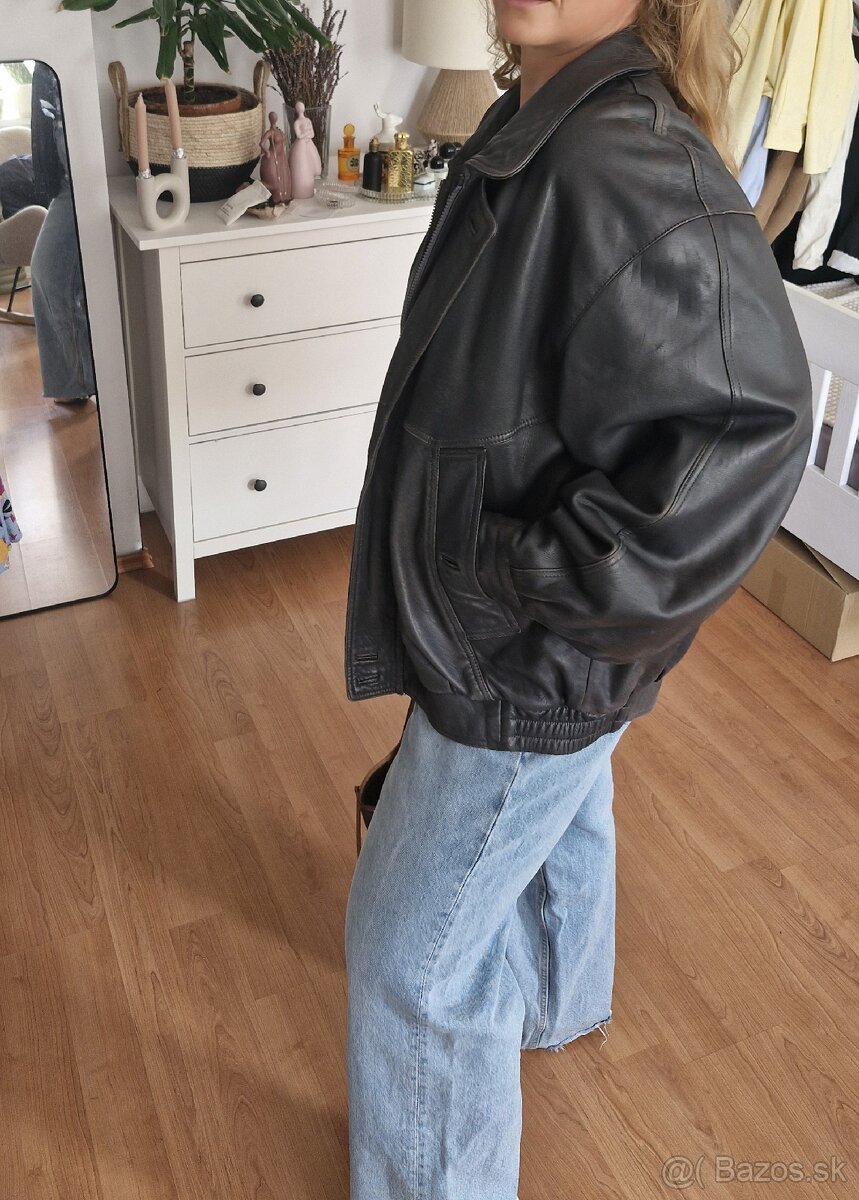 Vintage kožená bunda - 4