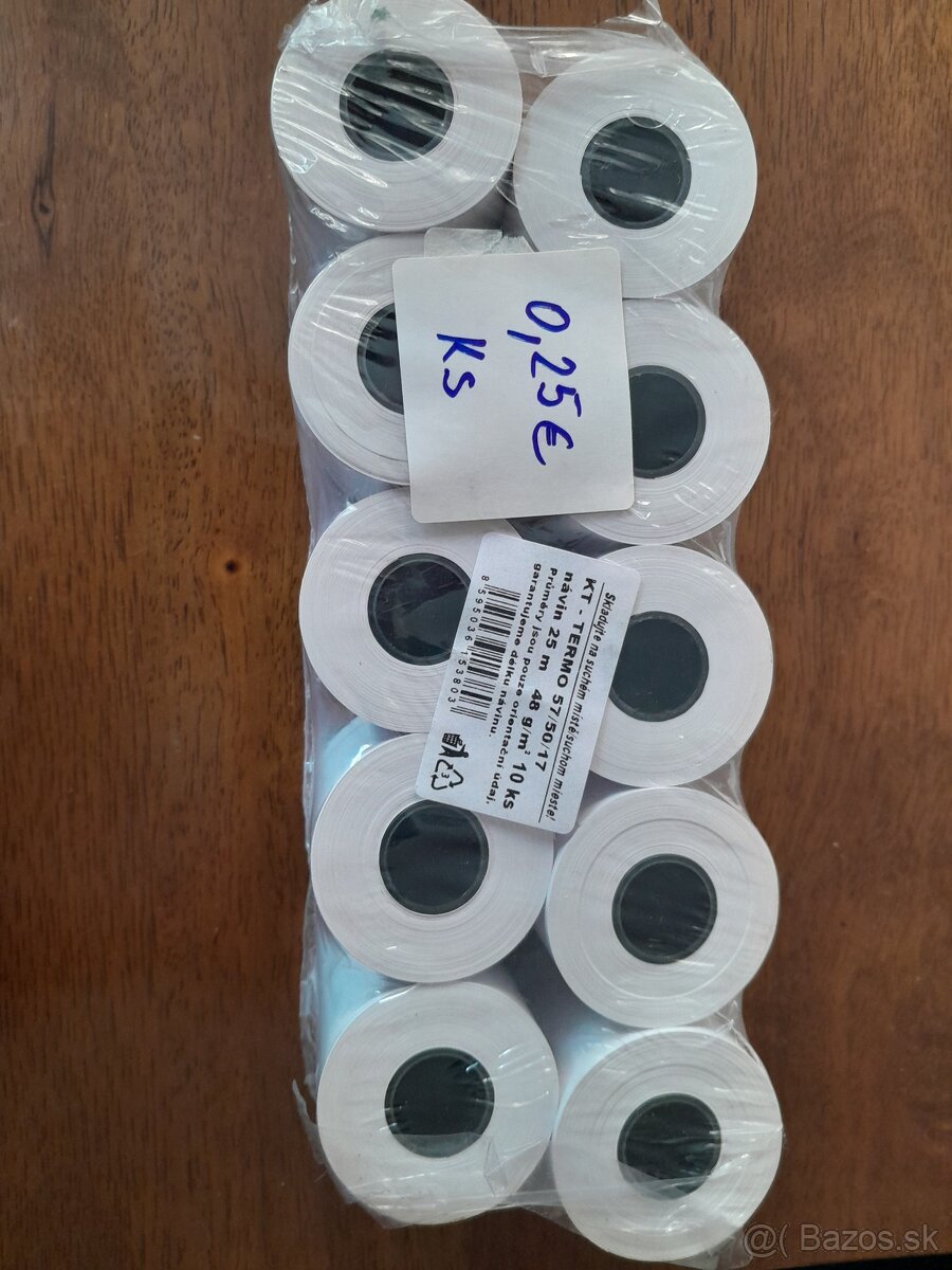 Mikrotenové sáčky,termo kotúčiky do pokladne - 4