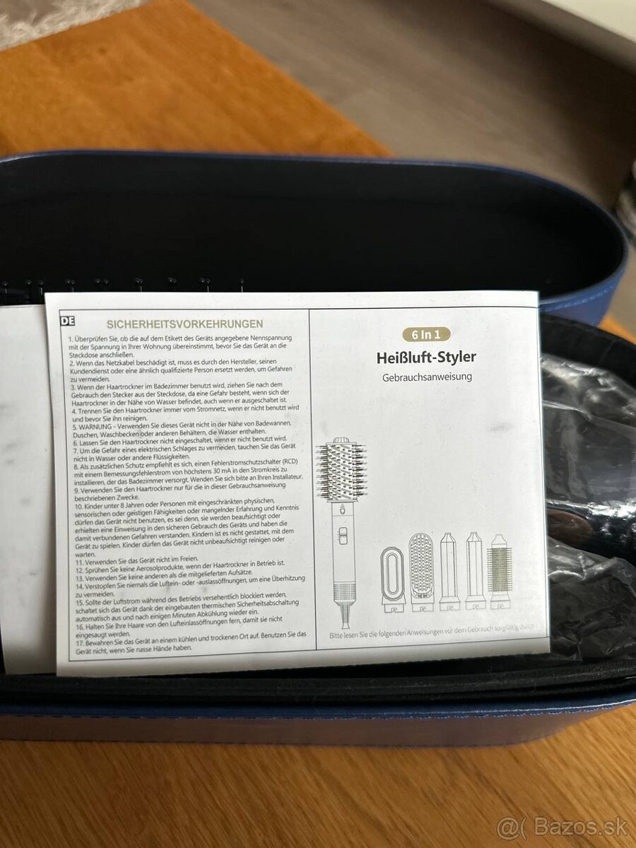 Fén + Styler - 6 v 1 + Сase - ( Nový ) - 4