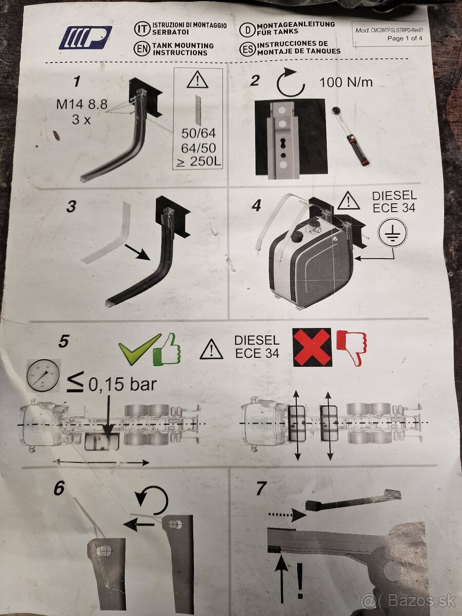 Hydraulicka nadrz Padoan 200l - 4
