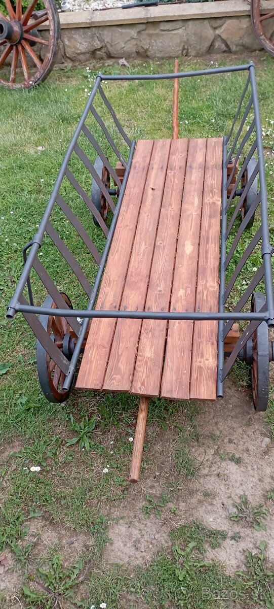 Starý drevený voz - rebriňak - 4