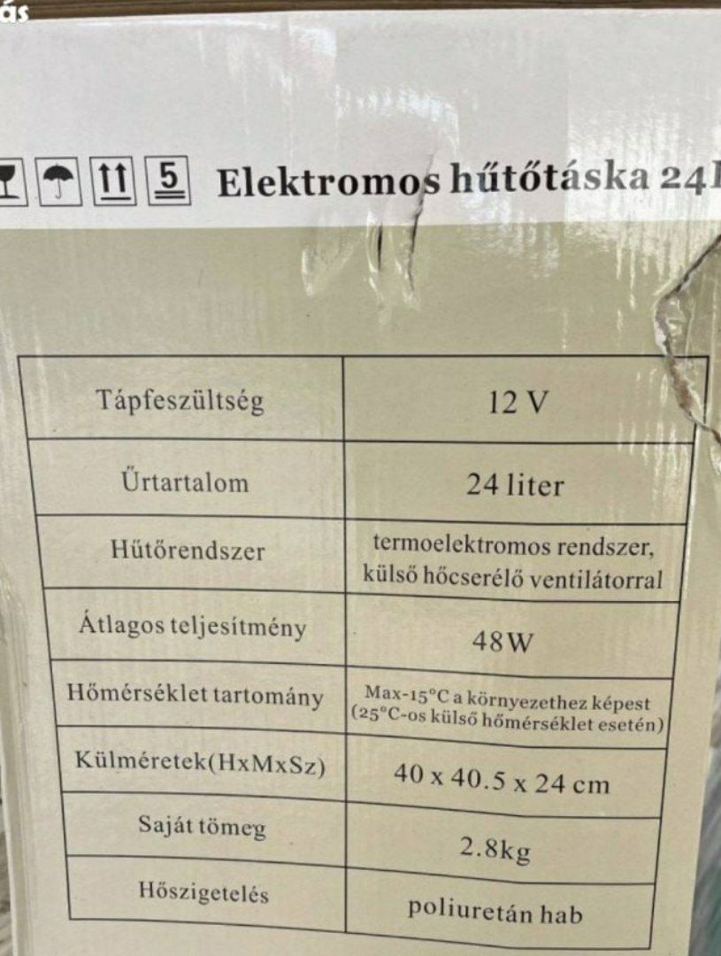 Elektricka chladiaca taška 12 volt,48 watt, 24 lit..- NOVY - 4