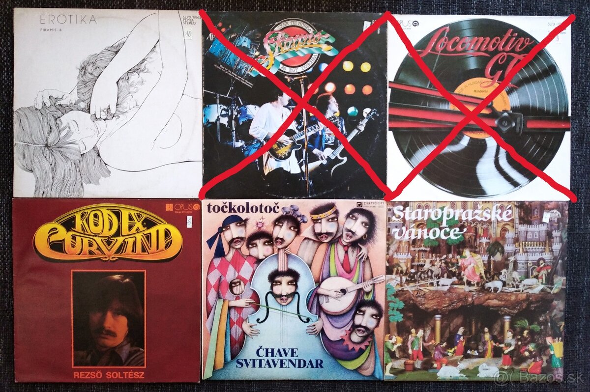 Gramofonové platne LP 2 - 4