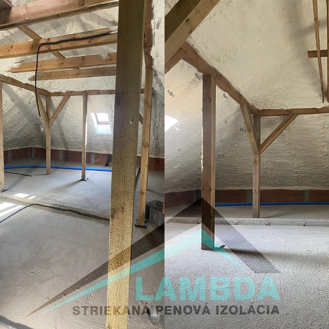 Striekaná penová izolácia a parozábrana + termokamera - 4