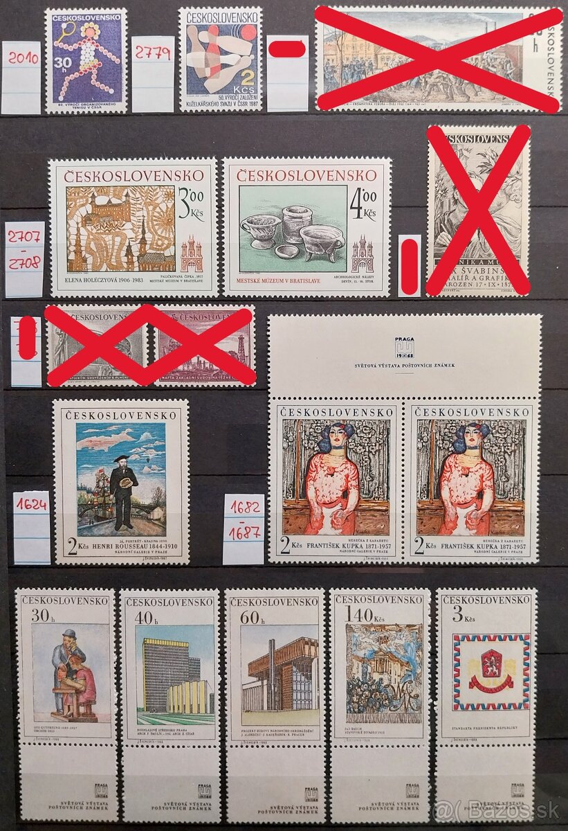 Známky ČESKOSLOVENSKO – 2 - 4