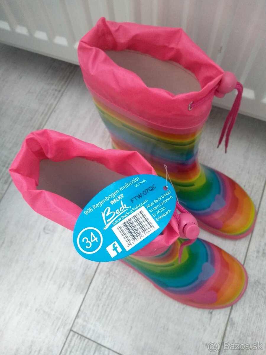 Nové gumáky veľ.34 - 4