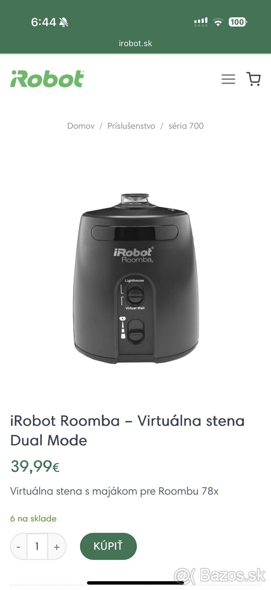 iRobot Roomba príslušenstvo – Virtuálna stena Dual Mode - 4