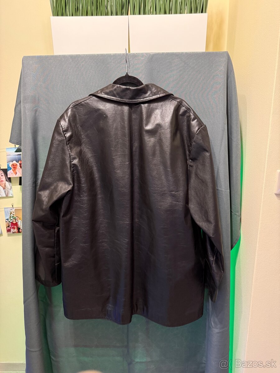 pánske kožené vintage sako - 4