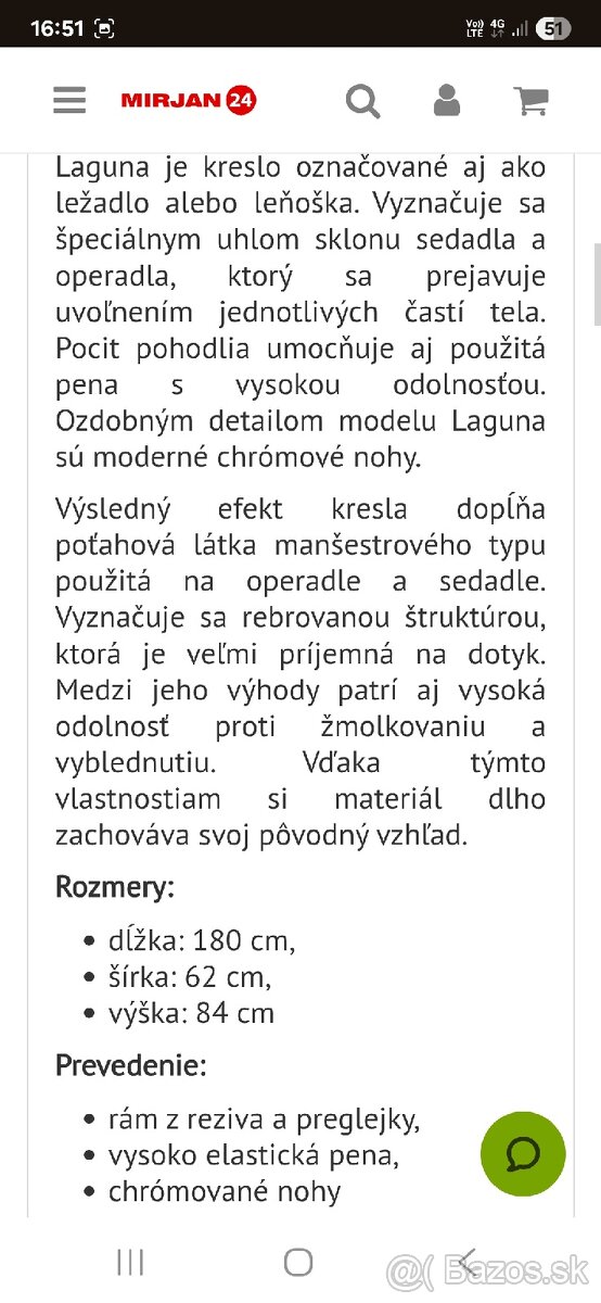 Leňoška, kreslo - 4