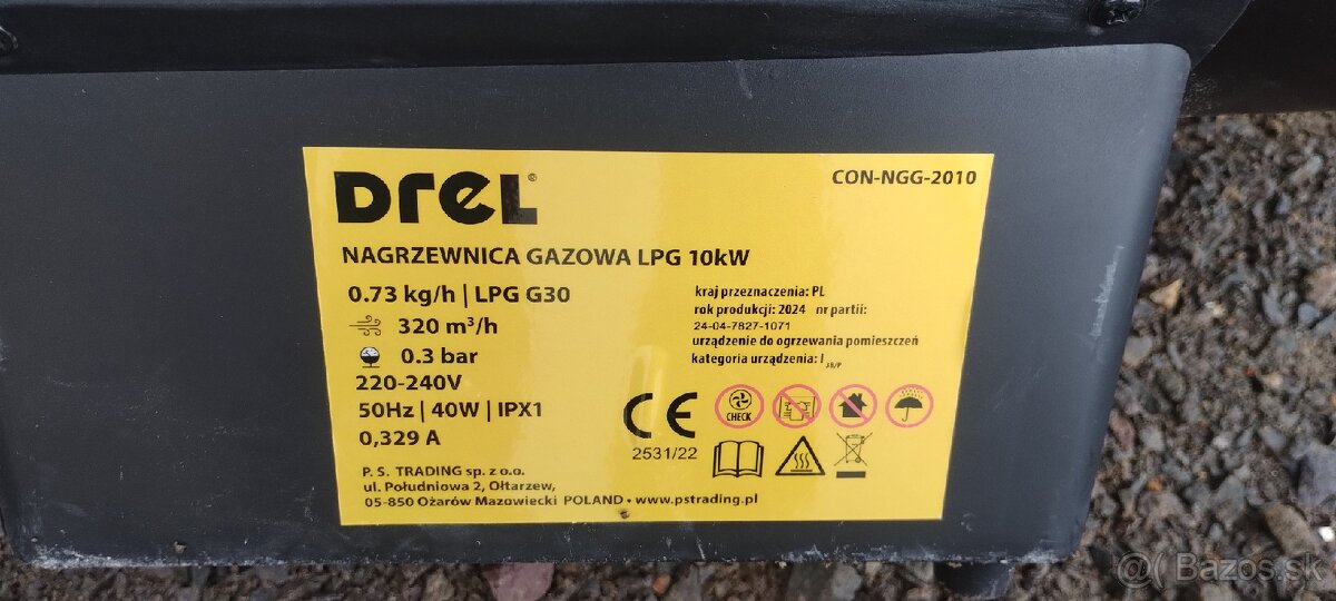 Plynový ohrievač - 4