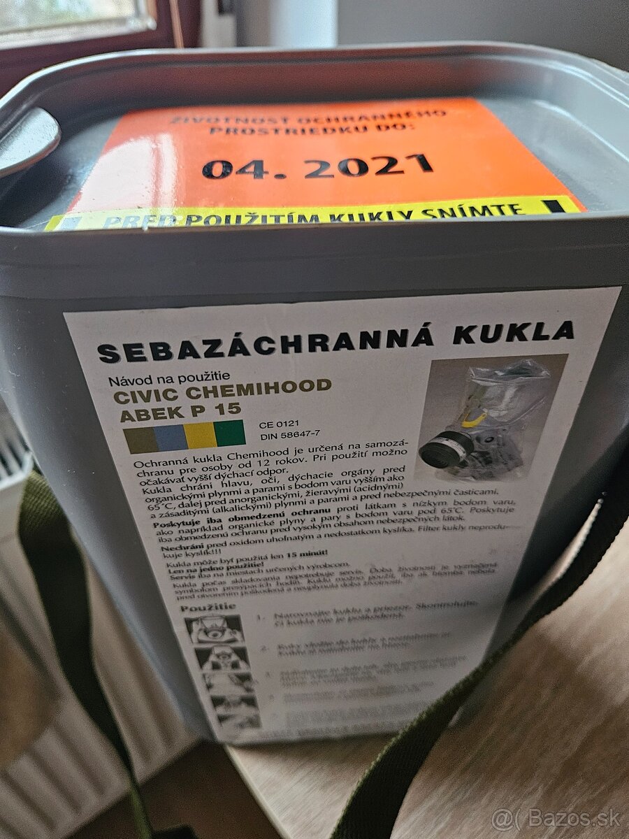 Predám plynové chemické masky - 4