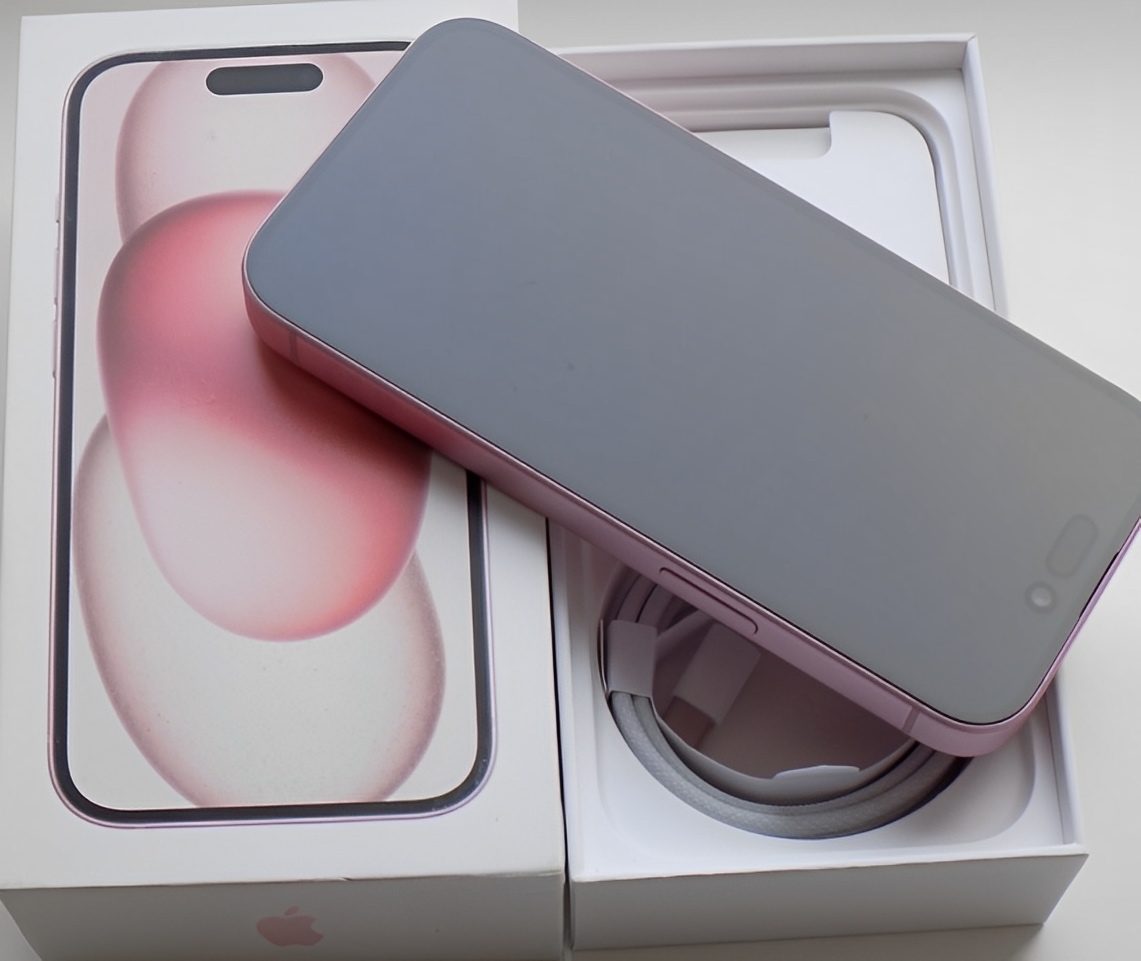 iPhone 15 Pink BATERIE 100% TOP - 4