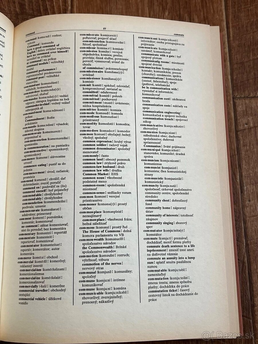 Slovensko-Anglicky Anglicko-Slovenský prekladový slovnik I.- - 4