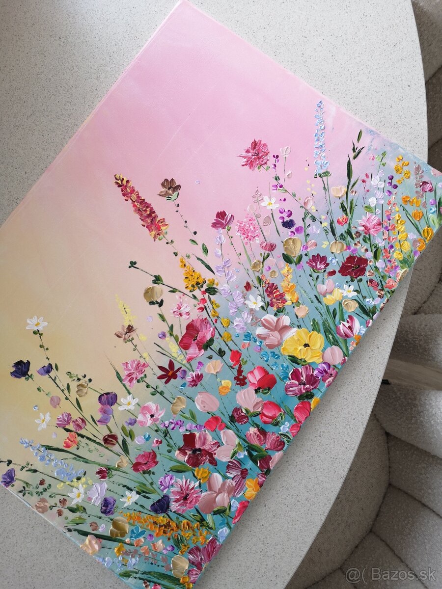 Umelecké maľby na plátne, ručne maľované obrazy - 4