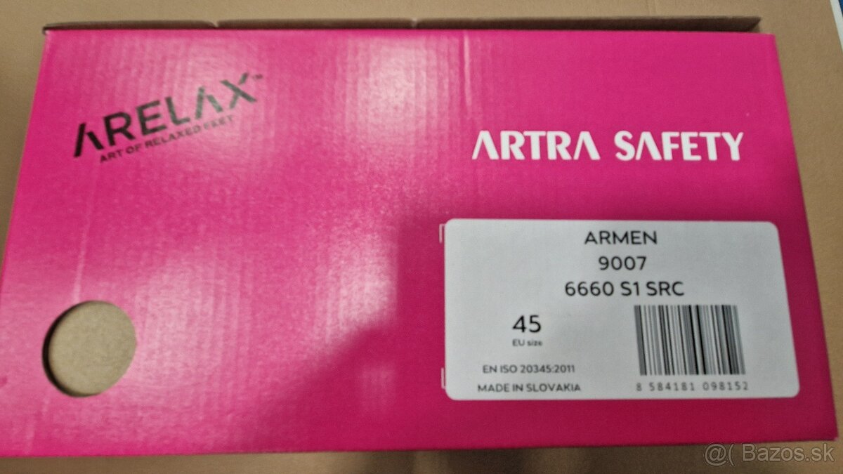 Bepecnostna pracovna obuv Artra Safety vel. 45 - 4