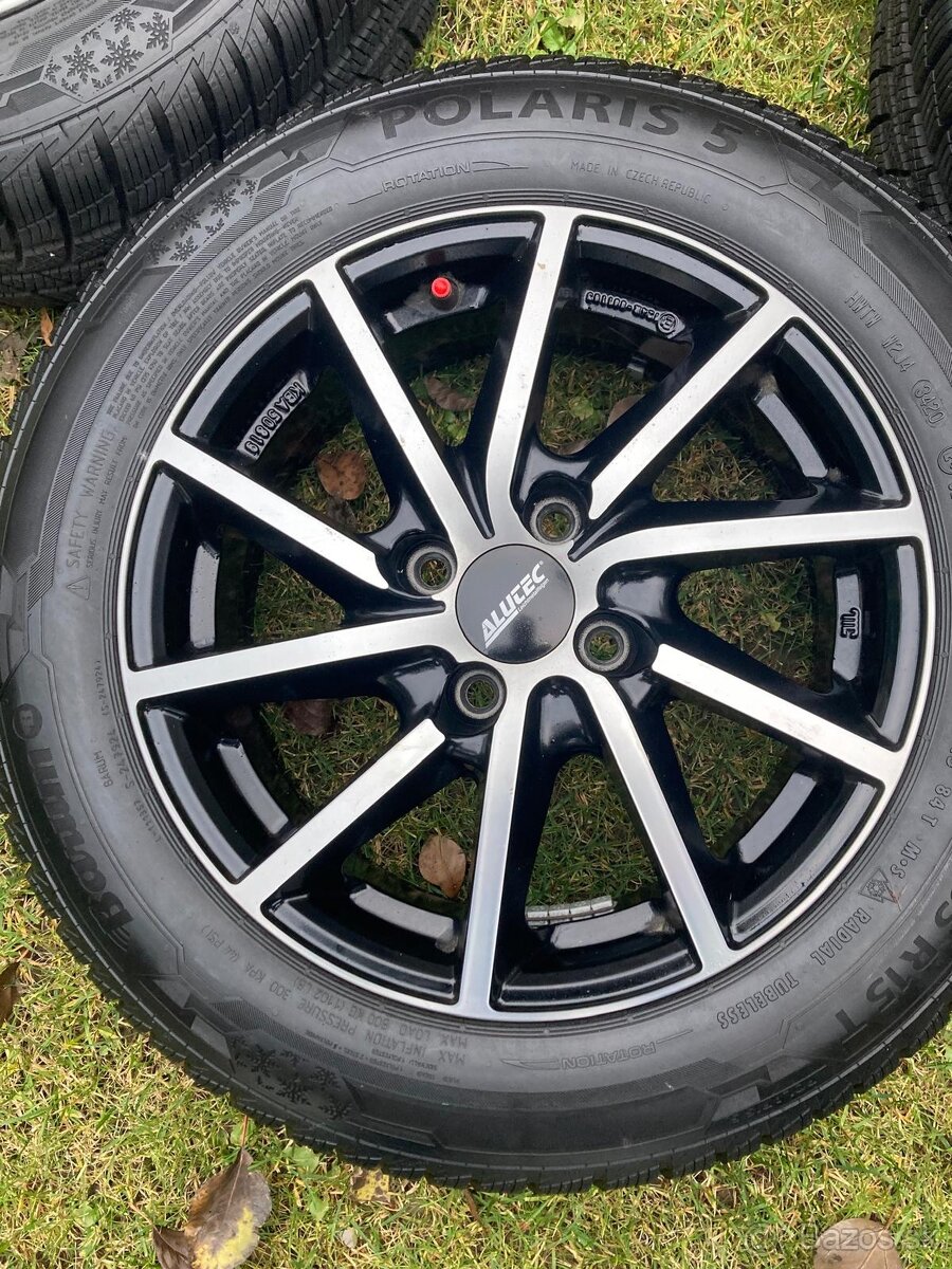 Zimné pneumatiky Barum Polaris 5 175/65 R15 s diskami Alutec - 4