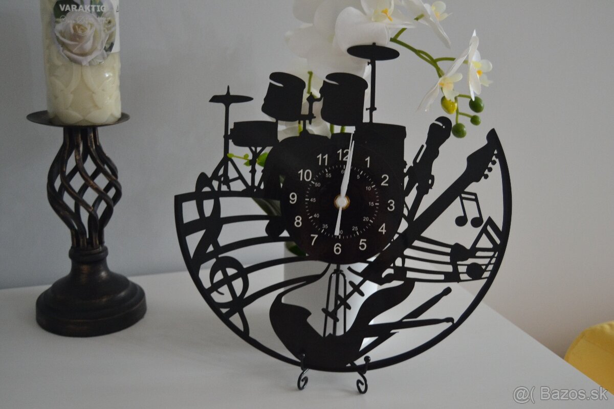 Melody Clock Rock, dizajnové hodiny z vinylovej LP platne - 4