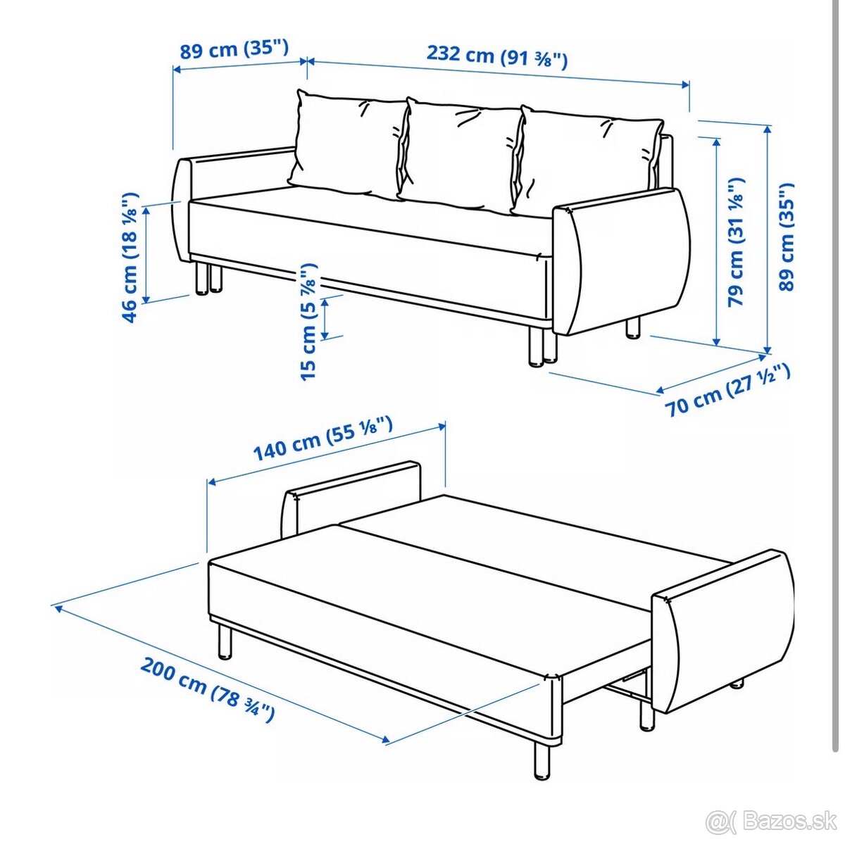 Roťahovací gauč IKEA - 4