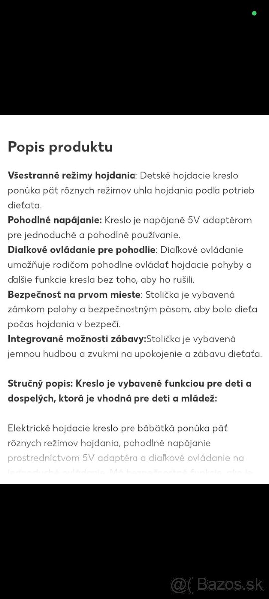 Detská hojdačka - 4