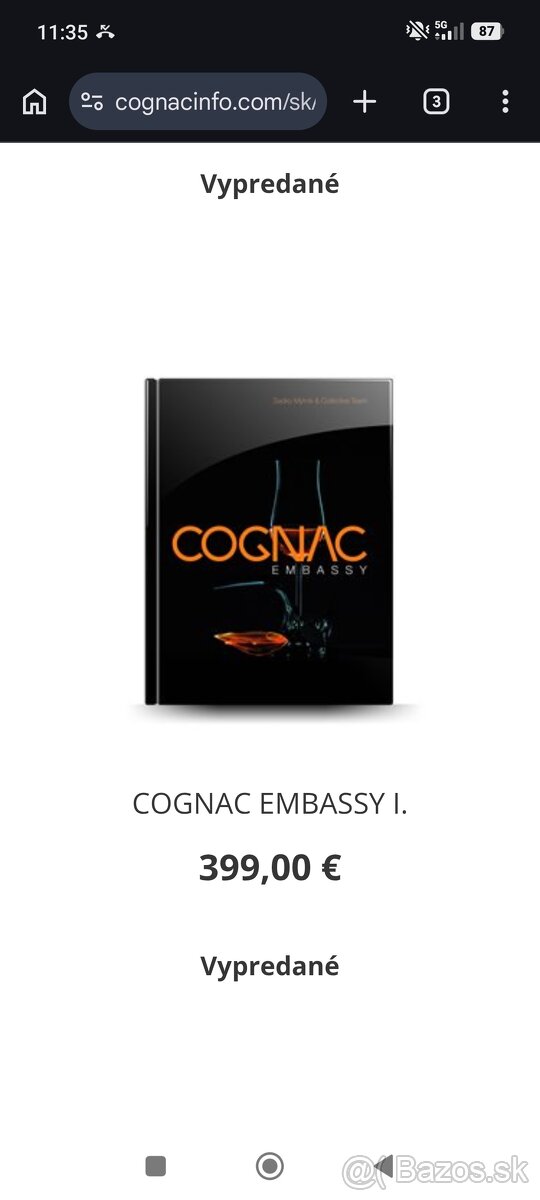 Predám Knihu Cognac embassy I. - 4