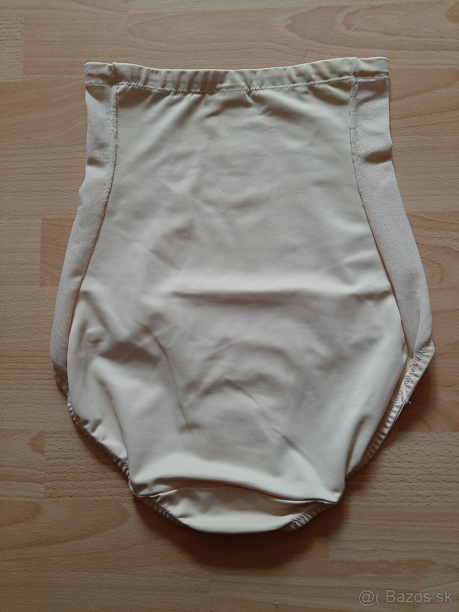 Béžové sťahovacie nohavičky Bonprix - 4