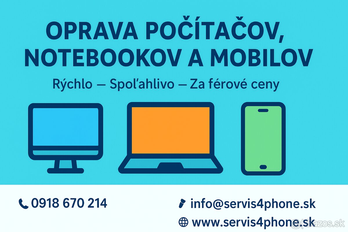 Oprava a servis notebookov,mobilov a digitalizácia VHS - 4